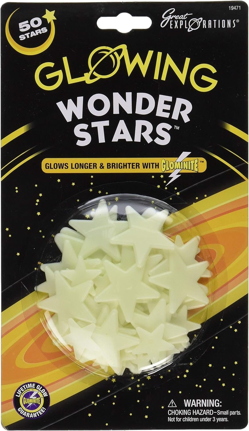 Great Explorations Glow In The Dark Wonder Stars (50 Stars)