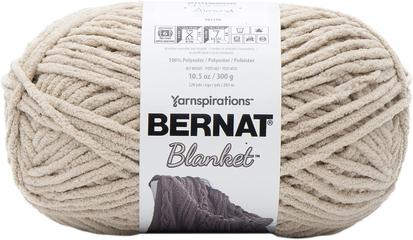 Bernat Almond Yarn Blanket