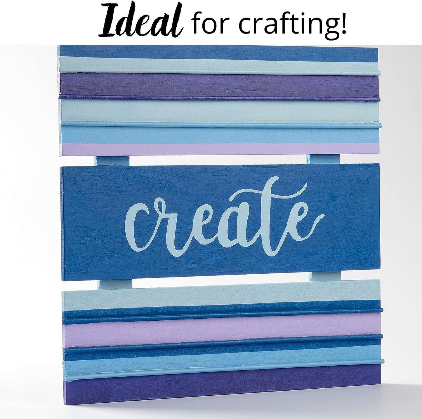 Plaid 50557E Flat Brush, (2-Piece), Gold Taklon