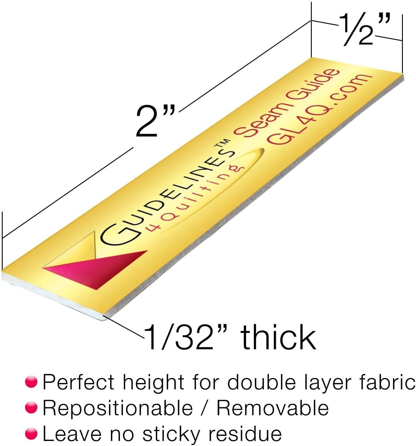 Pack of 6 Seam Guide, Product Dimensions 0.21 x 4 x 4 inches