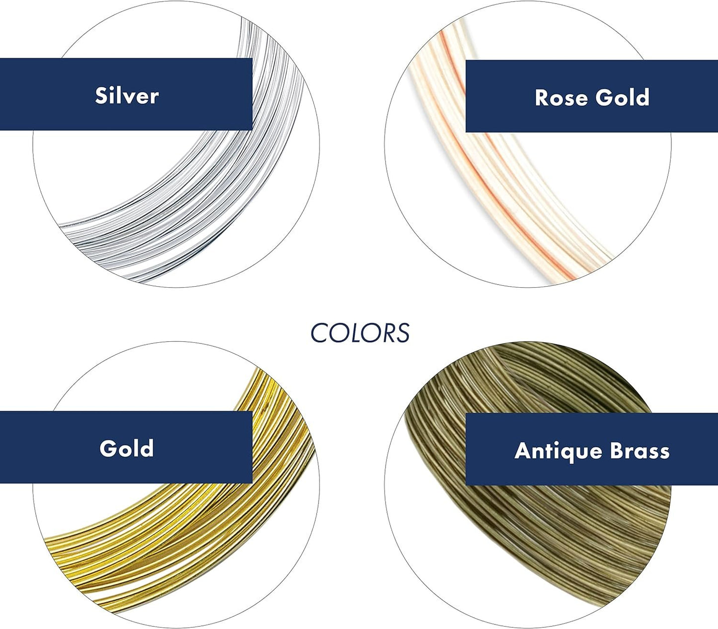 Beadalon Remembrance Stainless Steel Memory Wire, Round, Necklace, XLarge, Bright, 8 oz, Approx. 248 coils