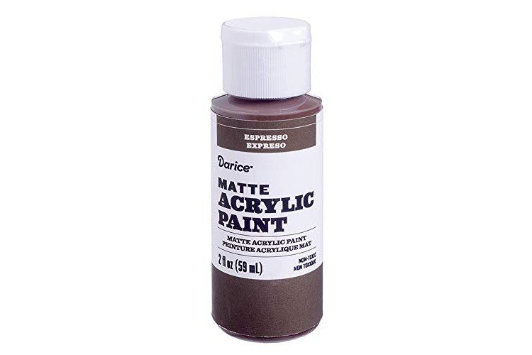 Darice Matte Espresso, 2 Ounces Acrylic Paint,