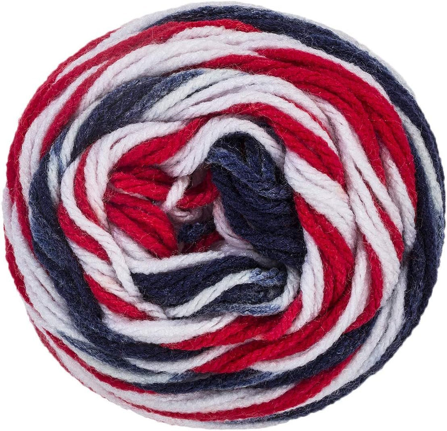 Red Heart Super Saver Yarn E300.3943, Print-Americana