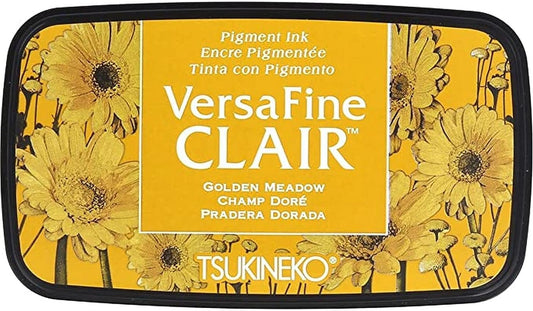 Tsukineko, VersaFine Clair, Full Size Ink Pad, Golden Meadow