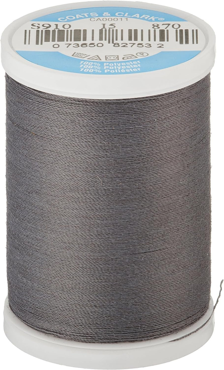 Coats Dual Duty XP General Purpose Thread, 250 yd, Dark Slate