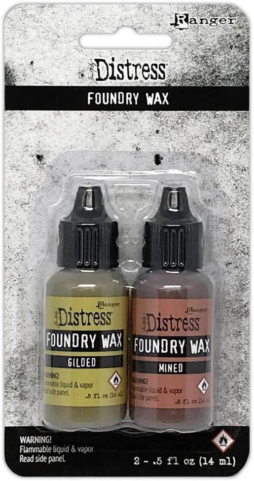 Distress Ranger - Tim Holtz Foundry Wax Kit - Gilded & Mined