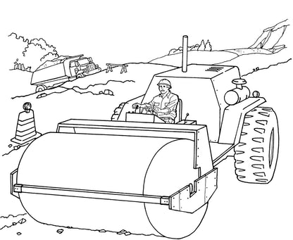 Trucks Coloring Book (Dover Planes Trains Automobiles Coloring)