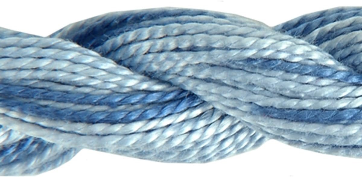 DMC 415 5-4230 Color Variations Pearl Cotton Thread, Size 5, 27-Yard, Crystal Water