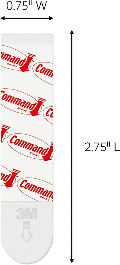 Command 17021P 07350000452 Hardware, 9 Refill Strips, White