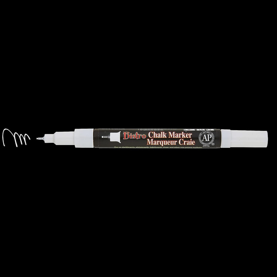 Uchida Of America Extra Fine Tip Bistro Chalk Marker, White