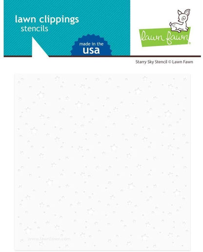 Lawn Fawn Stencils - Starry Sky, Brick and Ocean Waves Set - 3 Item Bundle