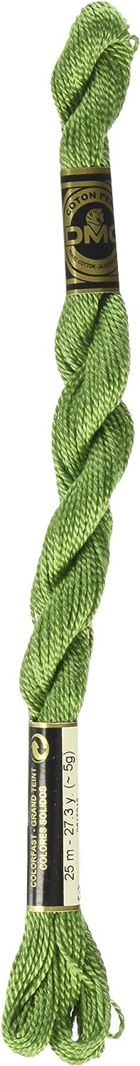 DMC 115 5-3347 Pearl Cotton Thread, Medium Yellow Green, Size 5