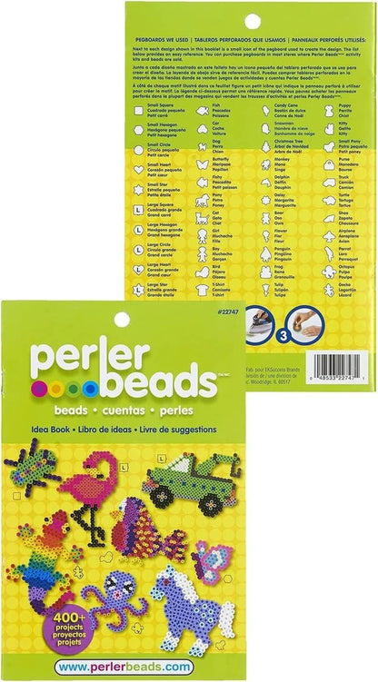 Perler 17605 Assorted Fuse Beads Kit with Storage Tray and Pattern Book for Arts and Crafts, Multicolor, 4001pcs
