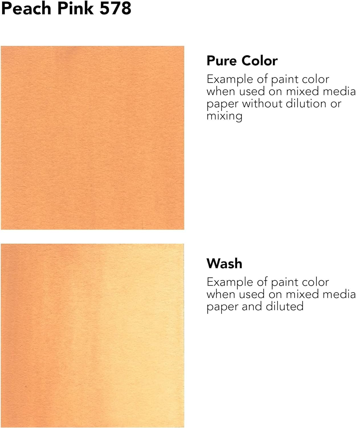 Daler-Rowney FW Acrylic Ink Bottle Peach Pink - Versatile Acrylic Drawing Ink for Artists and Students - Permanent Calligraphy Ink - Archival Ink for Illustrating and More