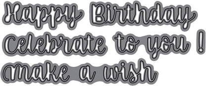 KB Riley 1003 Karen Burniston Dies-Word Set 2-Birthday
