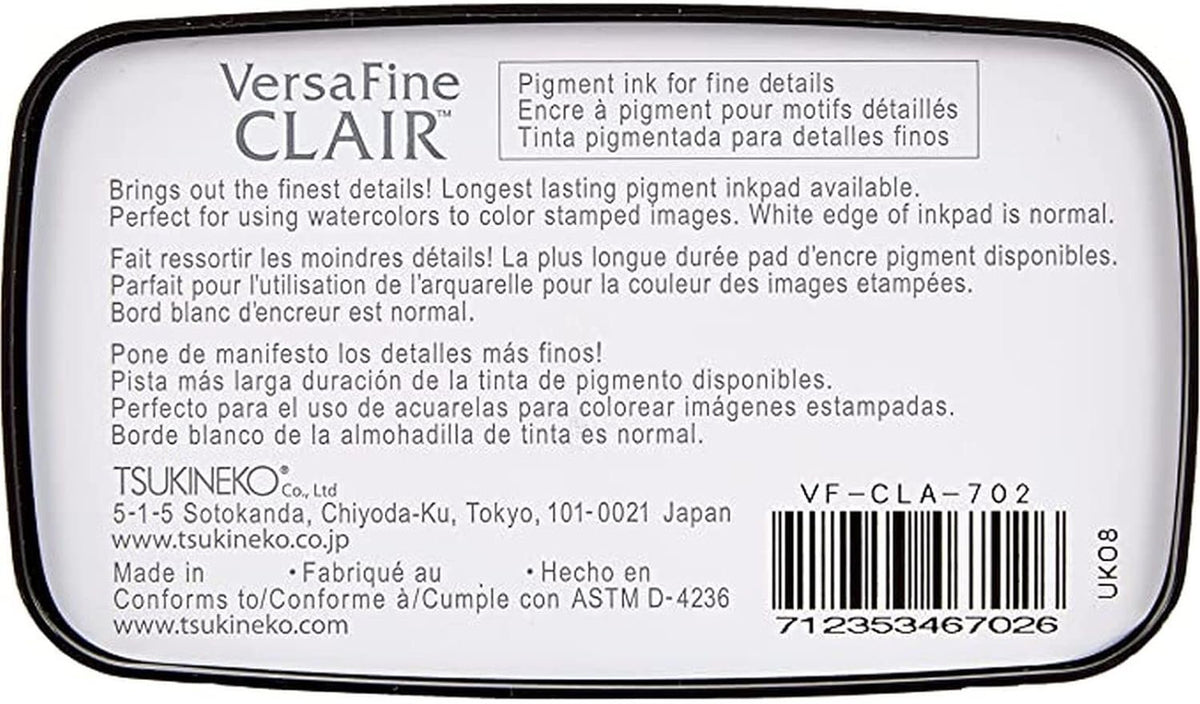 Tsukineko, VersaFine Clair, Full Size Ink Pad, Tulip Red