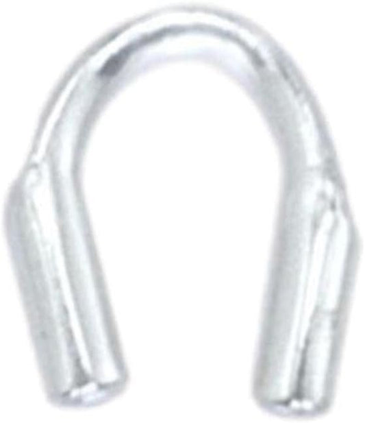 Beadalon Wire Guardian/Thread Protectors 0.022" Silver Color (144)