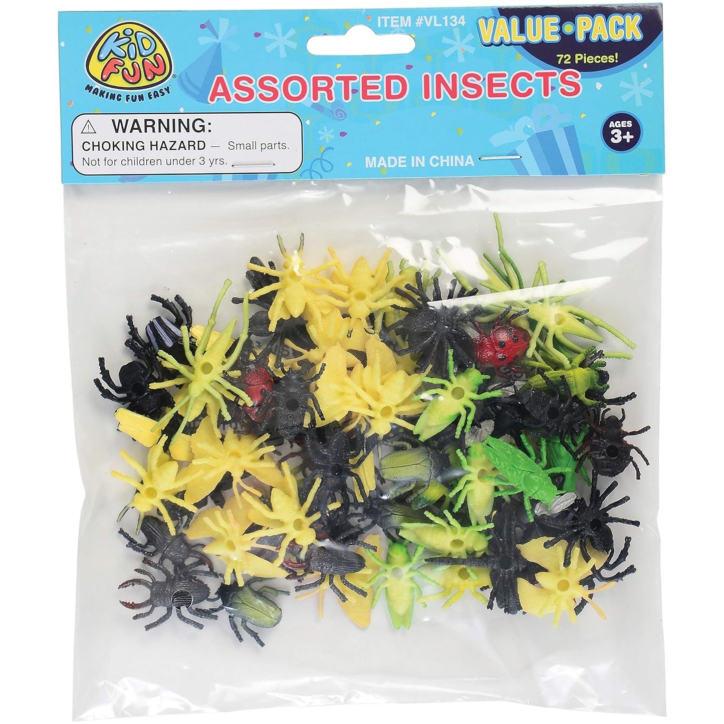 U.S. Toy VL134 Assorted Insects(72 Piece)