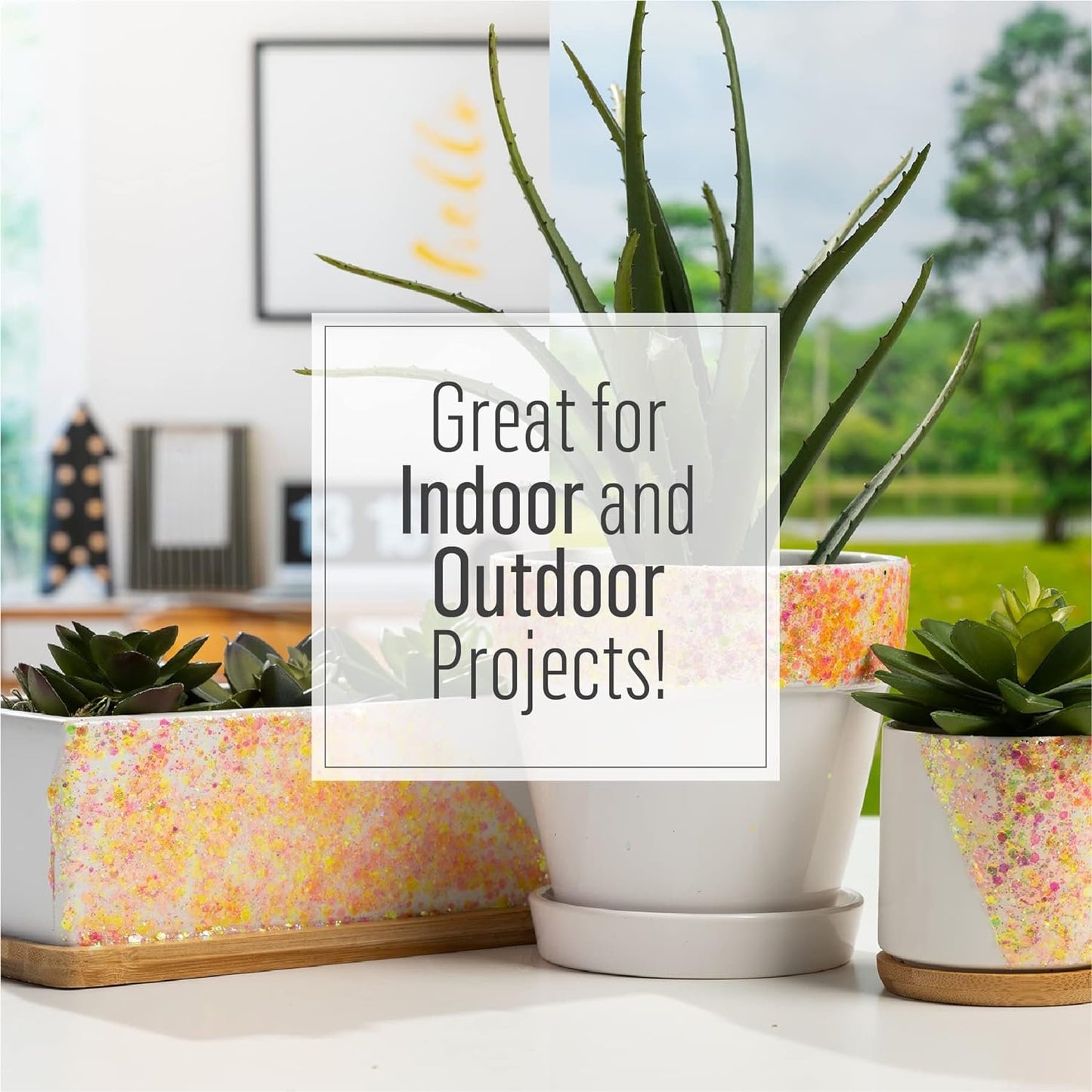 FolkArt Glitterific Pop Acrylic Craft Paint, Galaxy 2 fl oz Premium Glitter Finish Paint, Perfect For Easy To Apply DIY Arts And Crafts, 12002