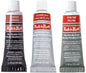 Amaco Rub 'N Buff Wax Metallic Finish, 3 Color Grey Assortment (Ebony, Silver Leaf, Pewter)
