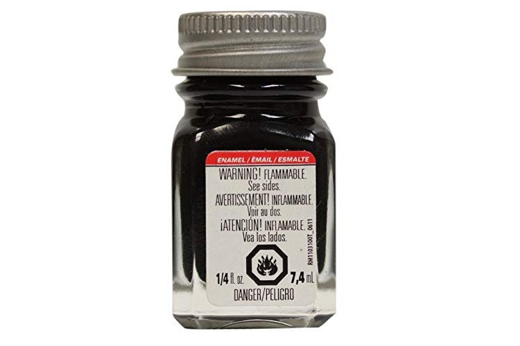 Testors Enamel Paint Open Stock .25oz-Black Flat