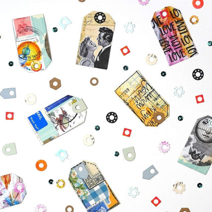 ELIZABETH CRAFT DESIGNS ELIZABETH CRAFT DIE PLNNR REIN, Decorative Planner Page Reinforcements