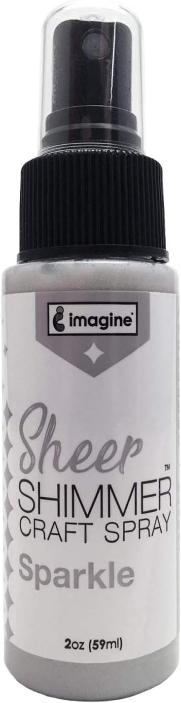 Imagine Crafts Sheer Shimmer Spritz Spray, Sparkle (Packaging May Vary)