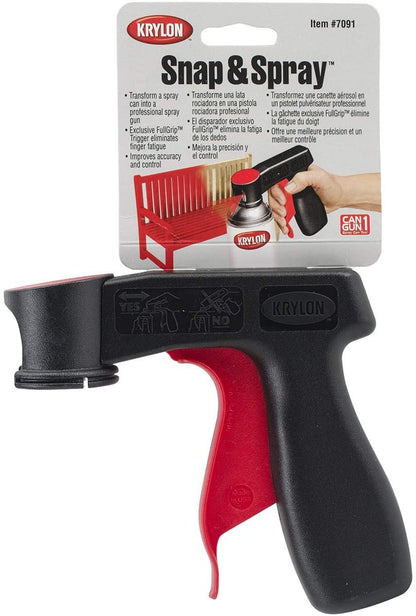 Krylon Snap & Spray Reuseable Spray Paint Gun For Cans