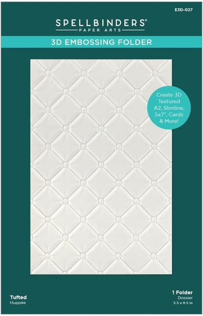 SPELLBINDERS PAPERCRAFTS, INC Tufted 3D Embossing Folder