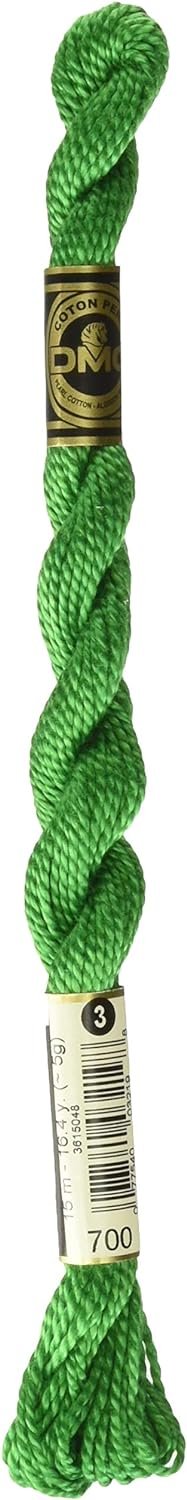 DMC 115 3-700 Pearl Cotton Thread, Bright Green