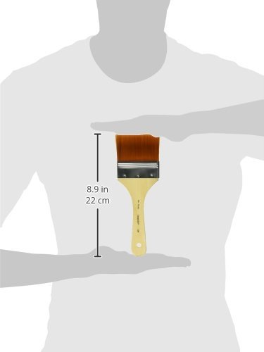 Royal Brush Golden Taklon Paint Brushs, Assorted Sizes, Set of 3