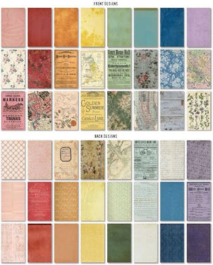 Bundle -Tim Holtz Ideaology - Backdrops Volume 4 and 5-2023 spring release Advantus th94308 & th94309