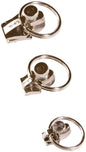 FixnZip 3 Pack Nickel Instant Zipper Replacement, Combo Pack (S,M,L)