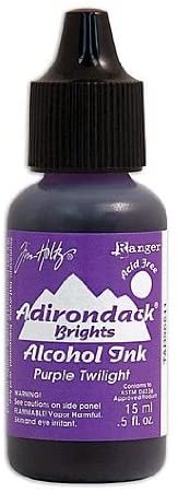 Ranger Adirondack Alcohol Inks purple twilight brights [PACK OF 6 ]