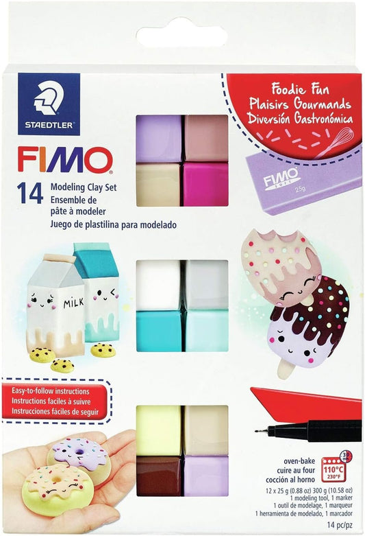 Fimo Professional Soft Polymer Clay 12/Pkg-Foodie Fun -8023C14F