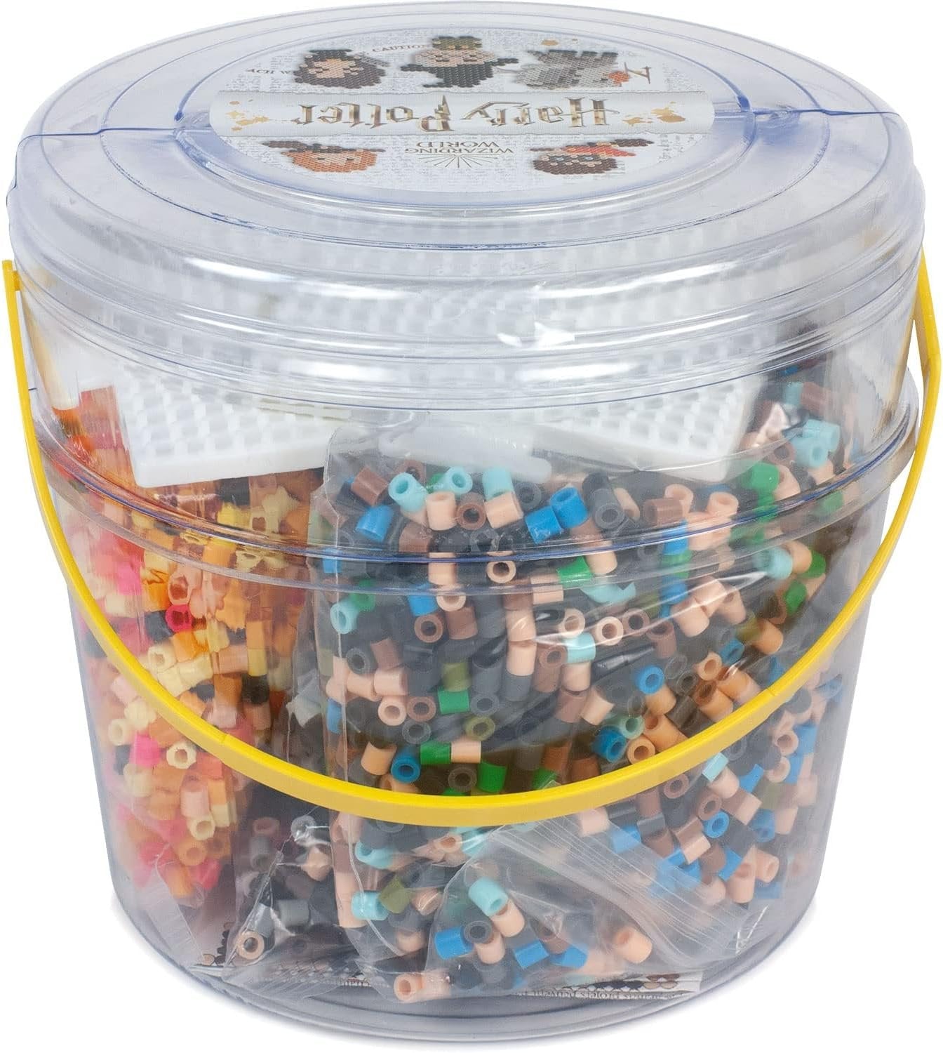 Perler 80-42968 Big Bucket Harry Potter Fuse Bead Kit for Kids and Adults, Comes with 27 Patterns, Multicolor, 8504pcs