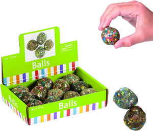 Fun Express Small Rock Bouncing Balls (1 Dozen) (1.5") Toys, Balls, Bouncing Balls, Party Favors