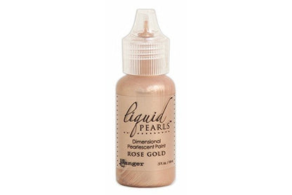 Ranger Liquid Pearls Glue, 0.5 oz, Rose Gold