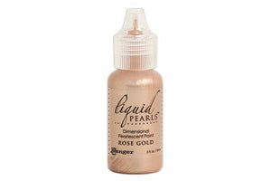 Ranger Liquid Pearls Glue, 0.5 oz, Rose Gold