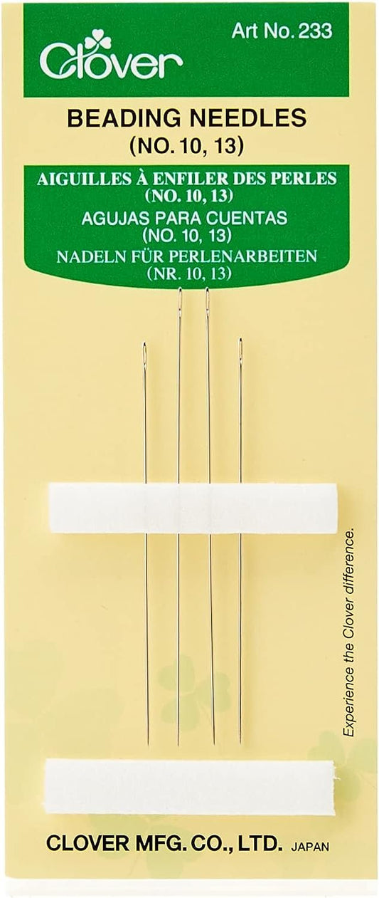 Clover Beading Needles, No. 10-13