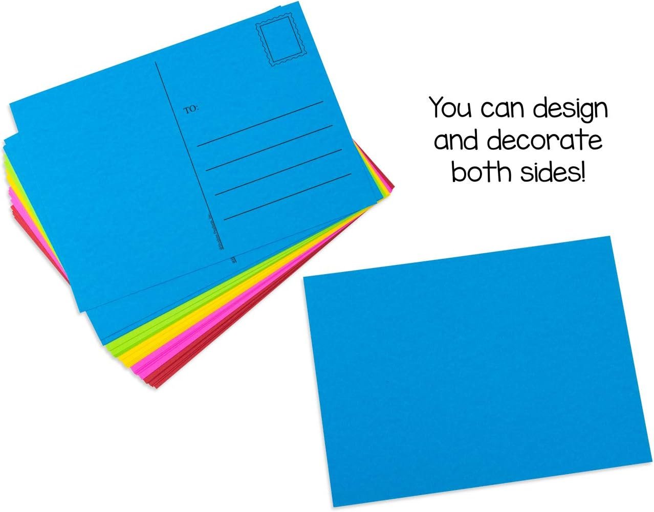 Hygloss Products Kid’s Blank Make and Mail Postcards