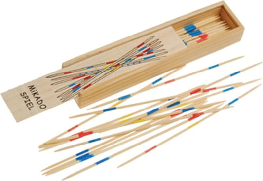 US Toy Full Set of Wooden Classic Pick Up Sticks Game