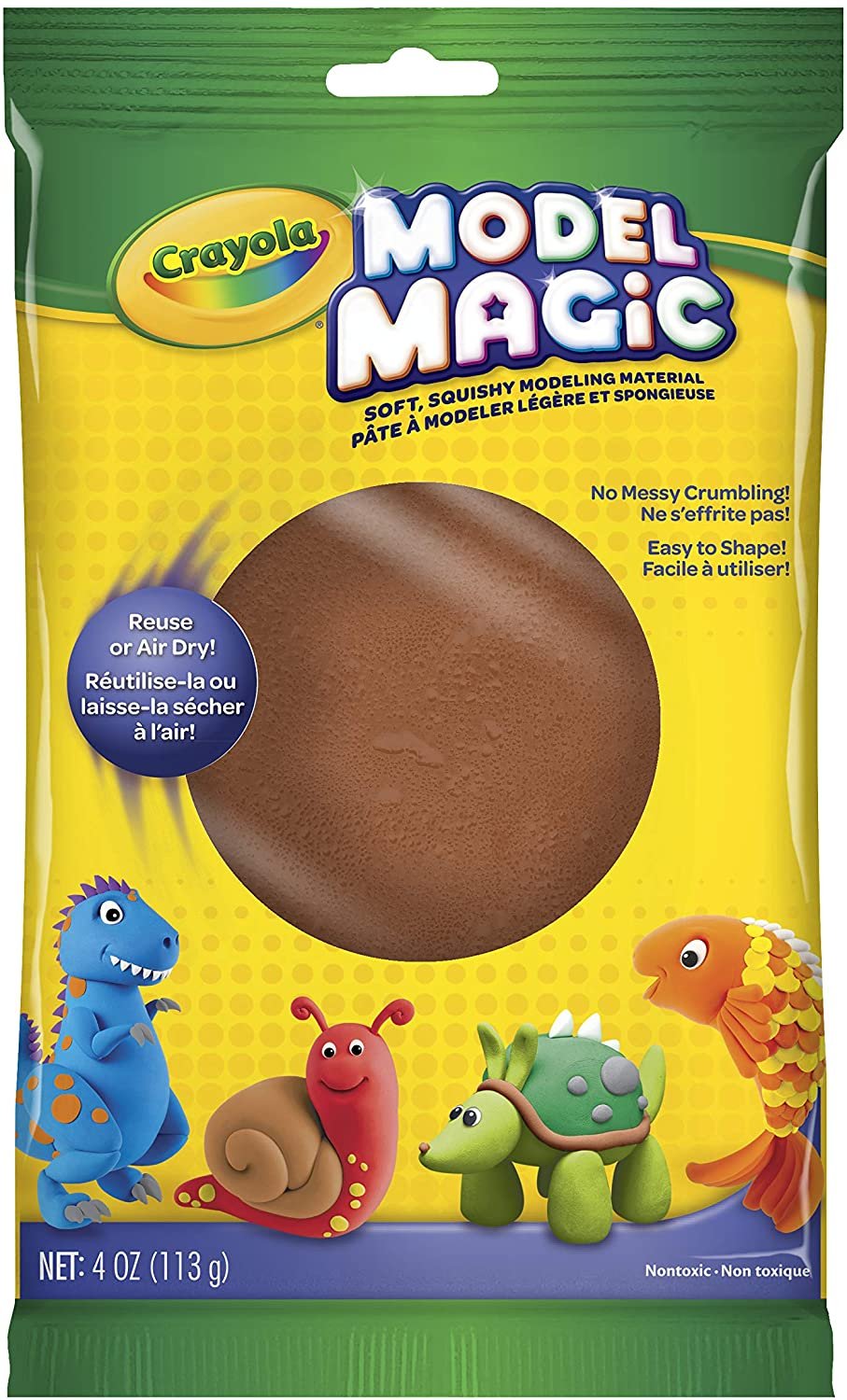 Crayola Model Magic 4-Ounce, Earth Tone