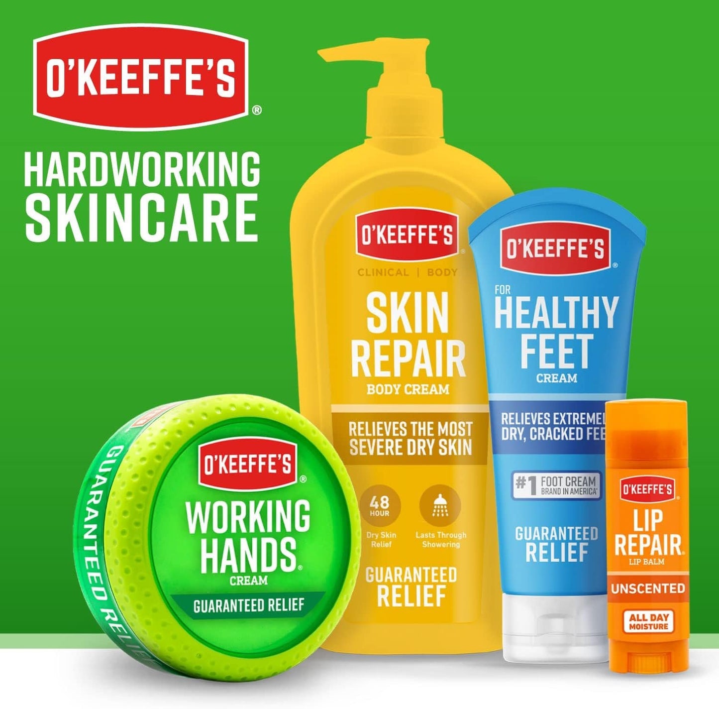 O'Keeffe's Working Hands Hand Cream, Relieves and Repairs Extremely Dry Hands, 3 oz Tube, (Pack of 1)