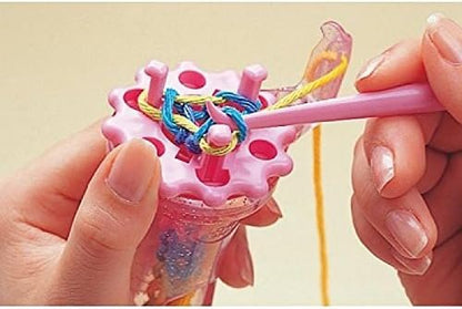CLOVER 3101 Wonder Knitter Pink, 8.8" Height x 5" Length x 1.8" Width