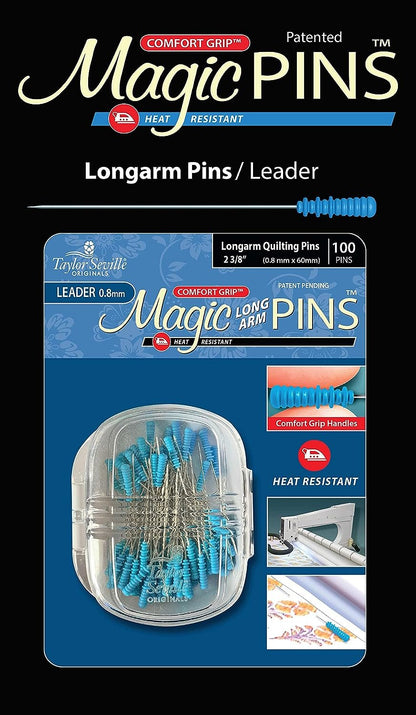 Taylor Seville Magic Pins Long Arm Leader 100pc