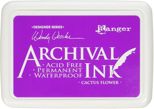 Ranger Wendy Vecchi Archival Ink Pad, Cactus Flower