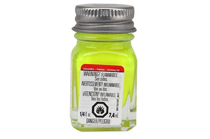 Testors Enamel Paint Open Stock .25oz-Yellow Fluorescent