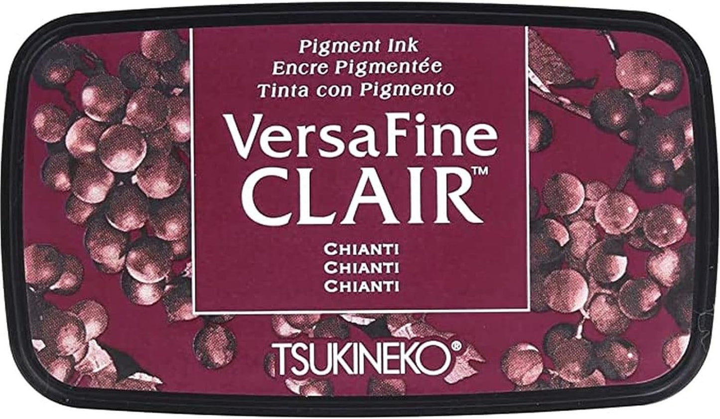 Tsukineko, VersaFine Clair, Full Size Ink Pad, Chianti
