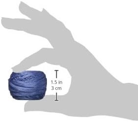DMC 116 8-322 Pearl Cotton Thread Balls, Dark Baby Blue, Size 8